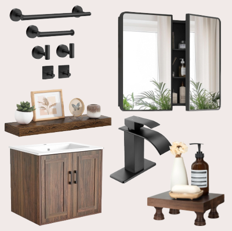 Moody Bathroom Essentials